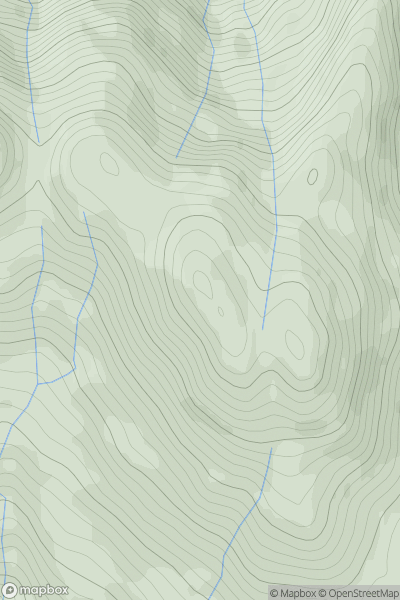 Thumbnail image for Meall Reamhar [Loch Lomond to Strathyre] [NN424155] showing contour plot for surrounding peak